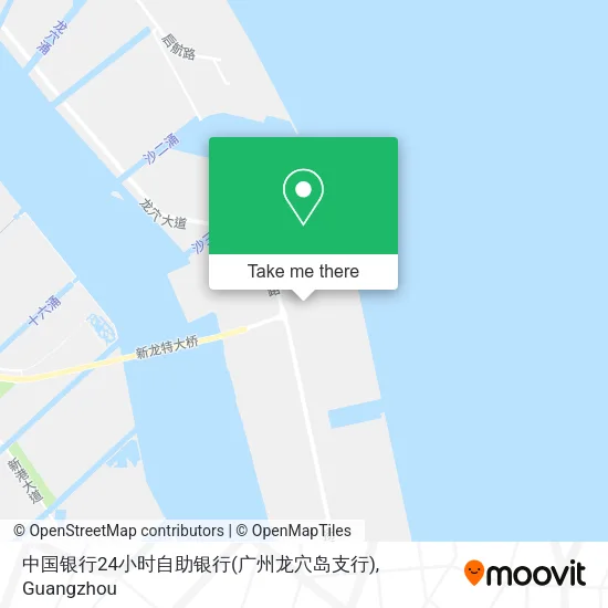 中国银行24小时自助银行(广州龙穴岛支行) map