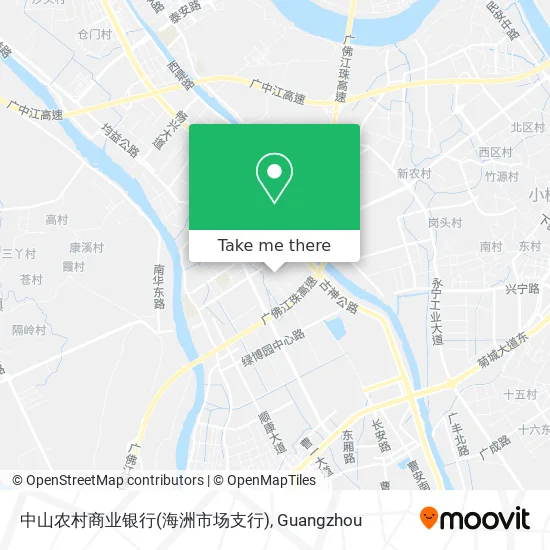 中山农村商业银行(海洲市场支行) map