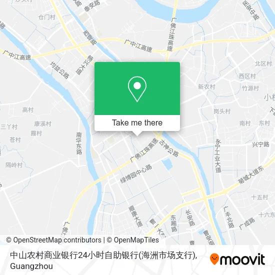 中山农村商业银行24小时自助银行(海洲市场支行) map