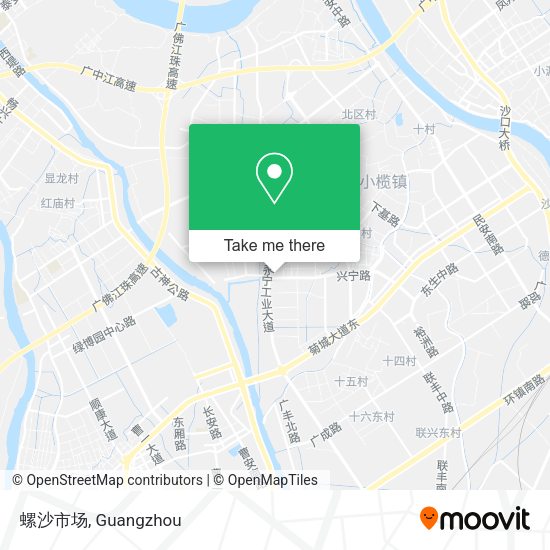 螺沙市场 map