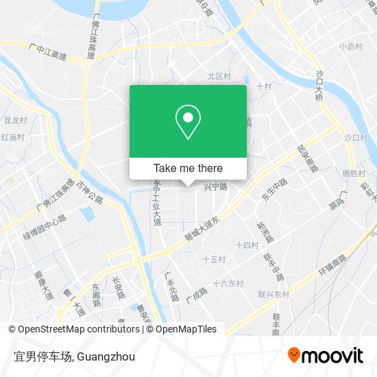 宜男停车场 map