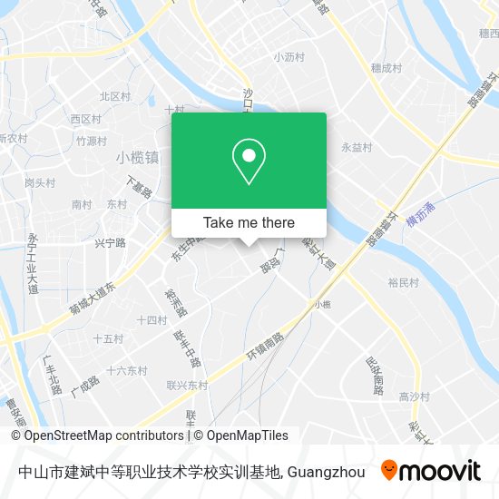 中山市建斌中等职业技术学校实训基地 map