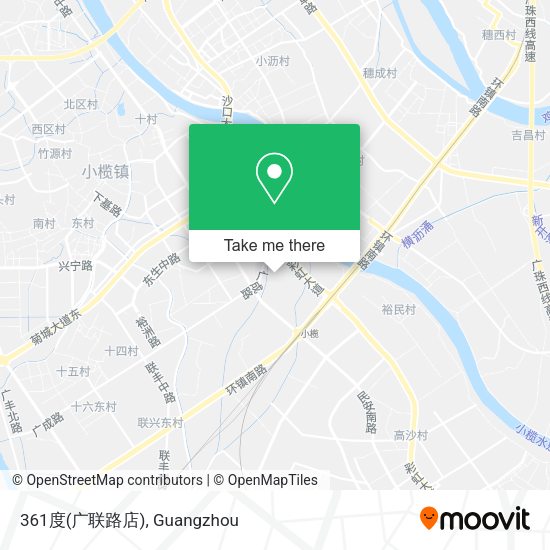 361度(广联路店) map