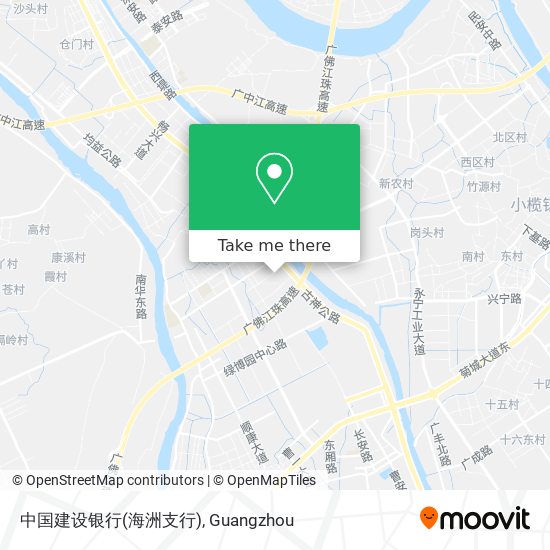 中国建设银行(海洲支行) map