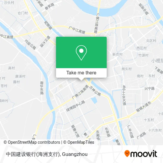 中国建设银行(海洲支行) map