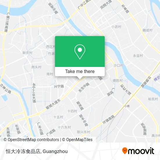恒大冷冻食品店 map