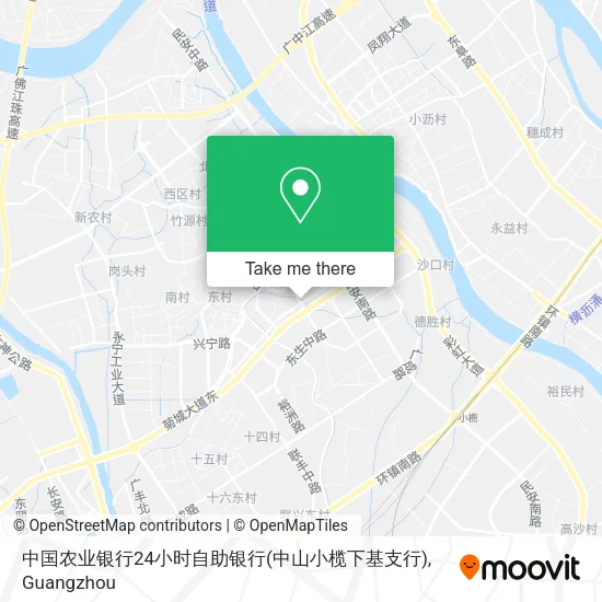 中国农业银行24小时自助银行(中山小榄下基支行) map