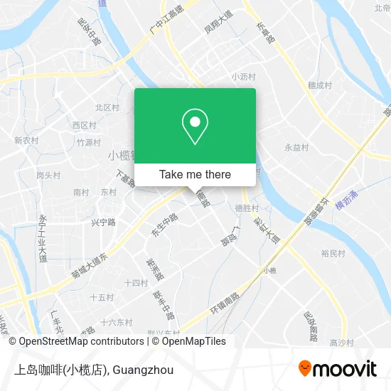 上岛咖啡(小榄店) map