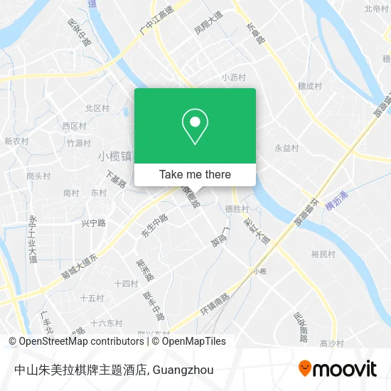 中山朱美拉棋牌主题酒店 map