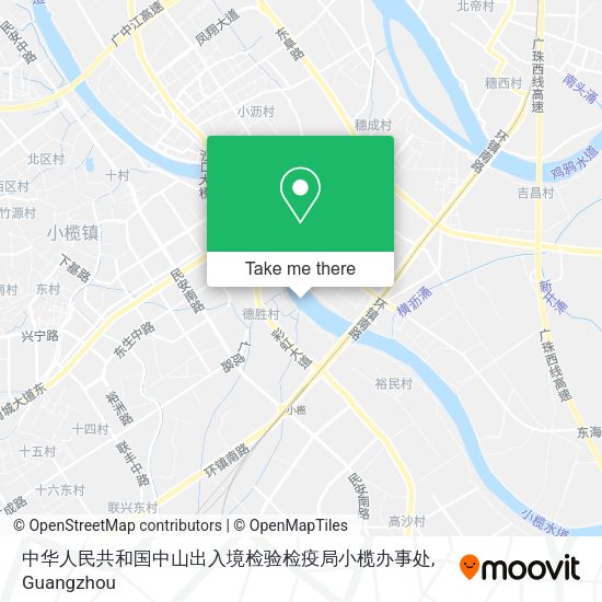 中华人民共和国中山出入境检验检疫局小榄办事处 map