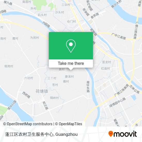 蓬江区农村卫生服务中心 map