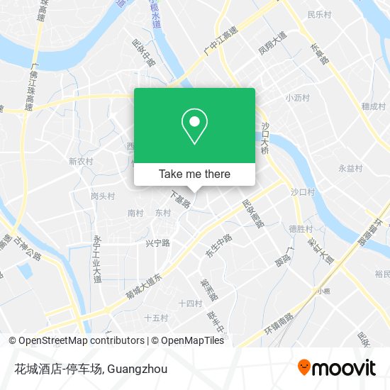 花城酒店-停车场 map