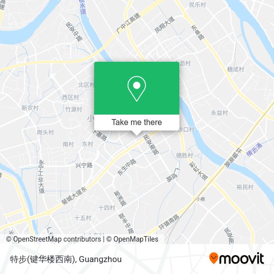 特步(键华楼西南) map