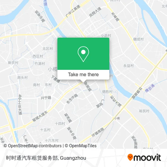 时时通汽车租赁服务部 map