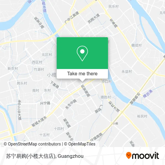苏宁易购(小榄大信店) map