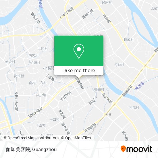伽珈美容院 map