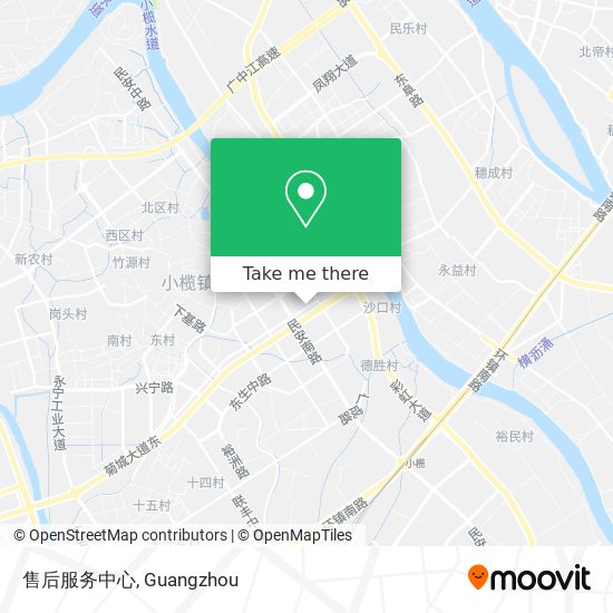 售后服务中心 map