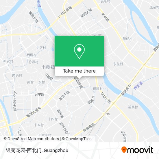 银菊花园-西北门 map