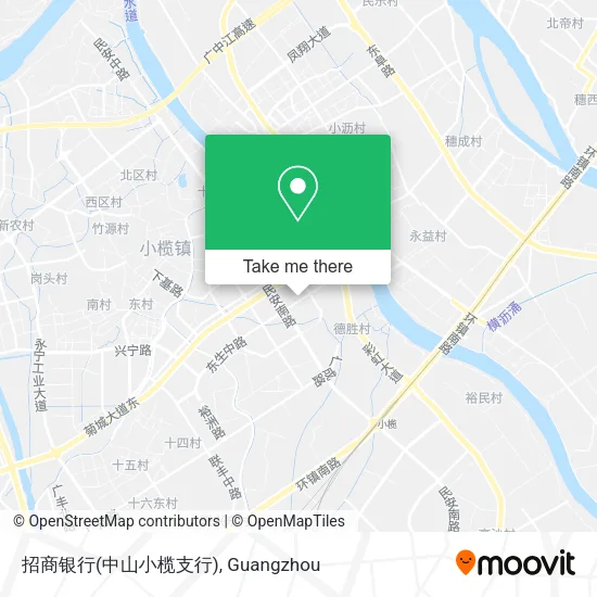 招商银行(中山小榄支行) map