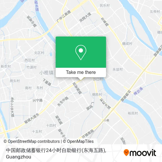 中国邮政储蓄银行24小时自助银行(东海五路) map