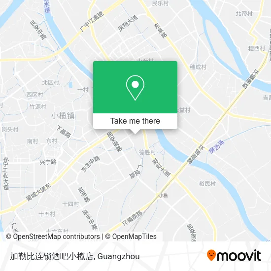 加勒比连锁酒吧小榄店 map