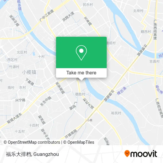 福乐大排档 map