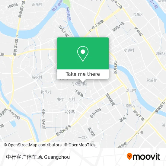 中行客户停车场 map