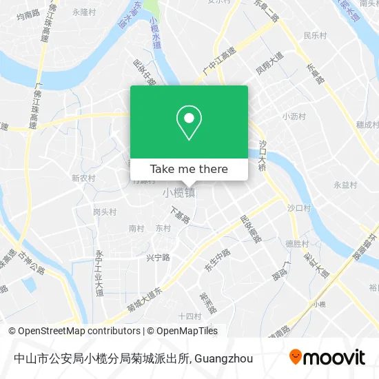 中山市公安局小榄分局菊城派出所 map