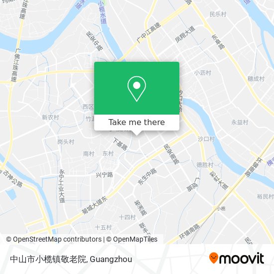 中山市小榄镇敬老院 map