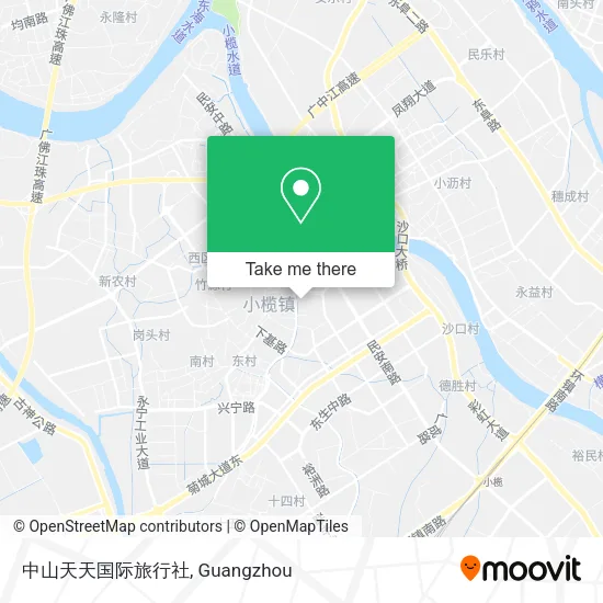 中山天天国际旅行社 map