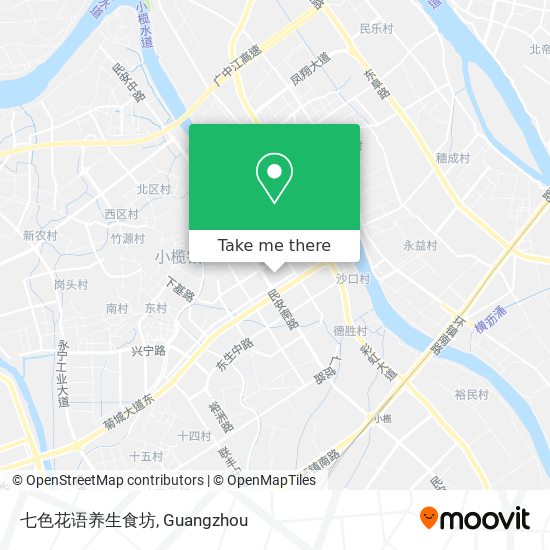 七色花语养生食坊 map