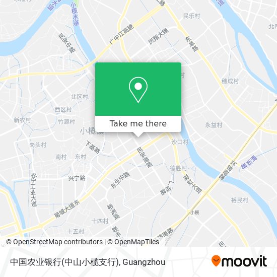中国农业银行(中山小榄支行) map