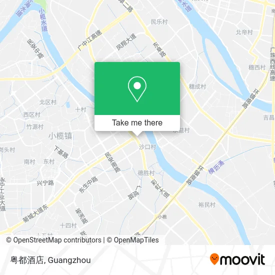 粤都酒店 map