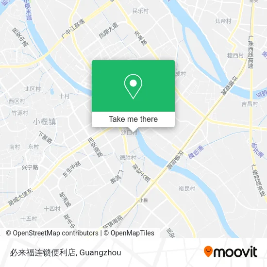 必来福连锁便利店 map