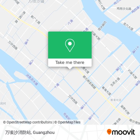 万顷沙消防站 map
