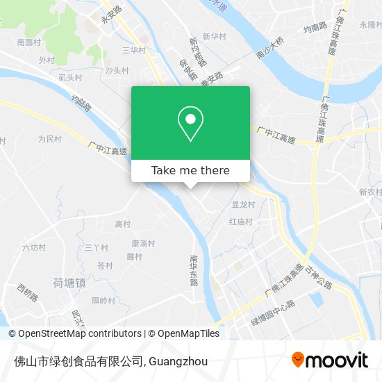 佛山市绿创食品有限公司 map