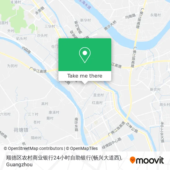 顺德区农村商业银行24小时自助银行(畅兴大道西) map