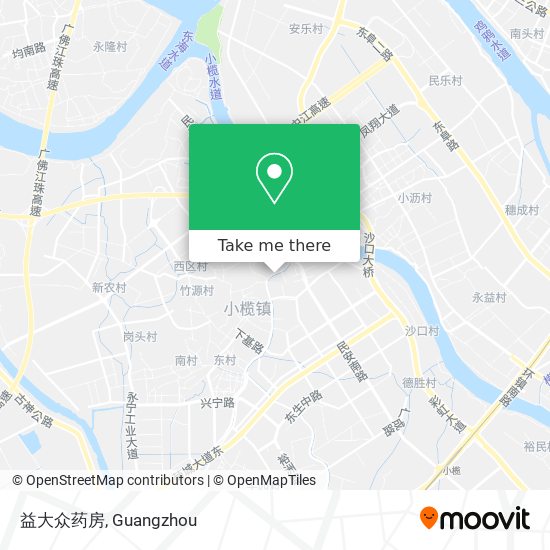 益大众药房 map
