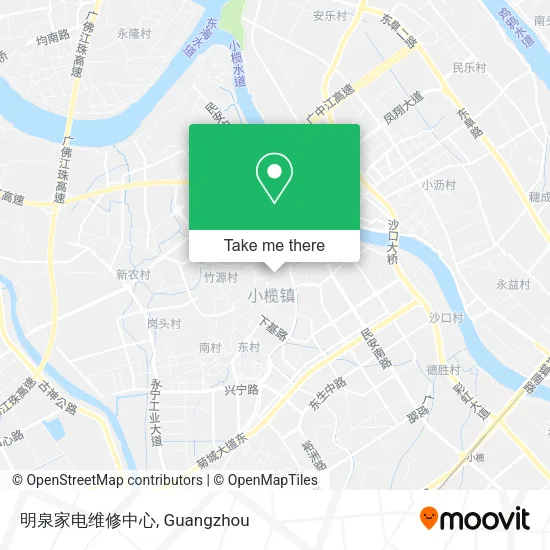 明泉家电维修中心 map