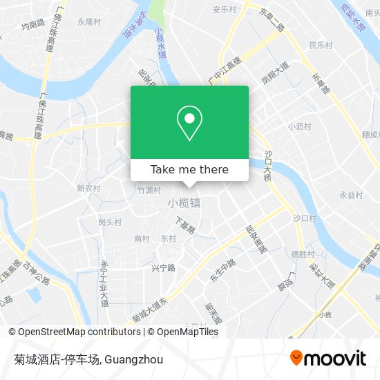 菊城酒店-停车场 map