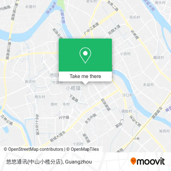 悠悠通讯(中山小榄分店) map