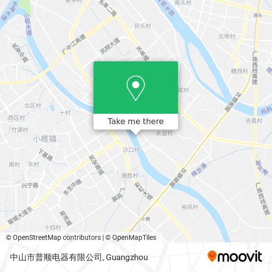 中山市普顺电器有限公司 map