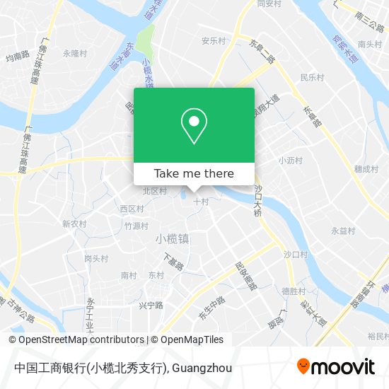 中国工商银行(小榄北秀支行) map