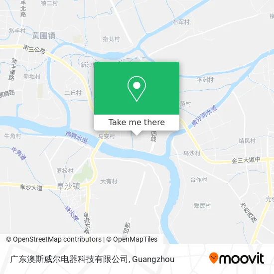 广东澳斯威尔电器科技有限公司 map