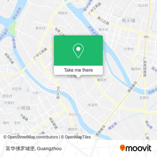 富华佛罗城堡 map