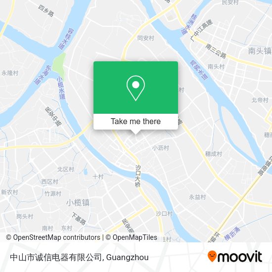 中山市诚信电器有限公司 map