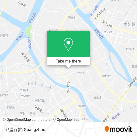 都盛百货 map