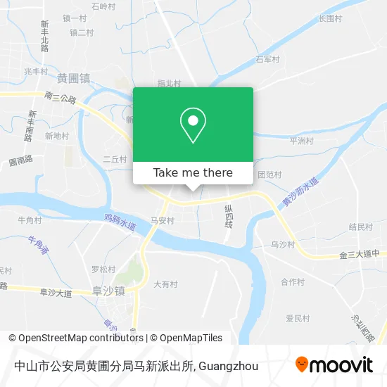 中山市公安局黄圃分局马新派出所 map