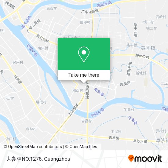 大参林NO.1278 map