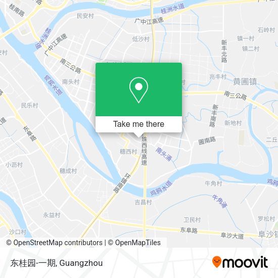 东桂园-一期 map